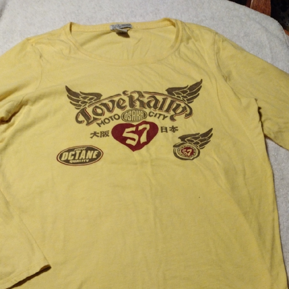 Lucky Brand Yellow Long Sleeve Shirt